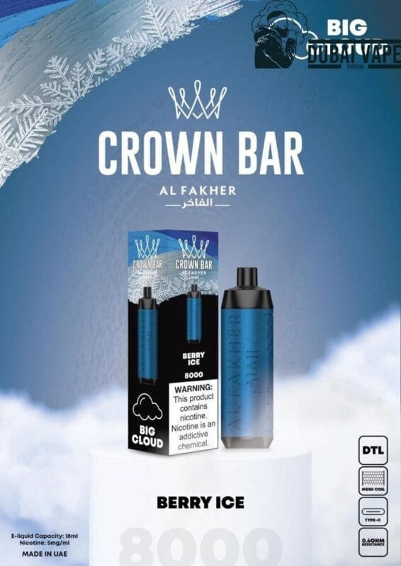 al fakher 8000 puffs crown bar disposable vape in dubai uae Vape Shop Dubai Vape Near Me Disposable Vape in Dubai 2