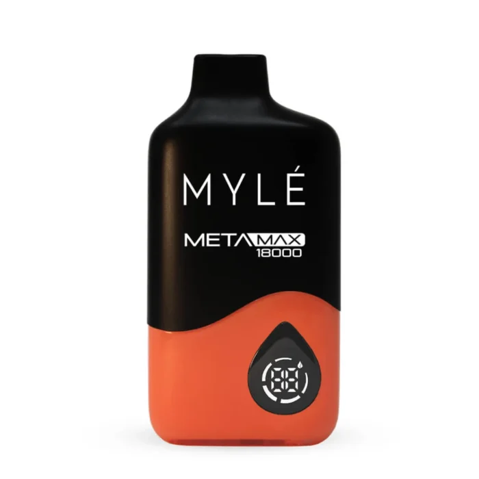 MYLE META MAX 18000 Puffs Disposable Vape Price in Dubai Peach Ice 1