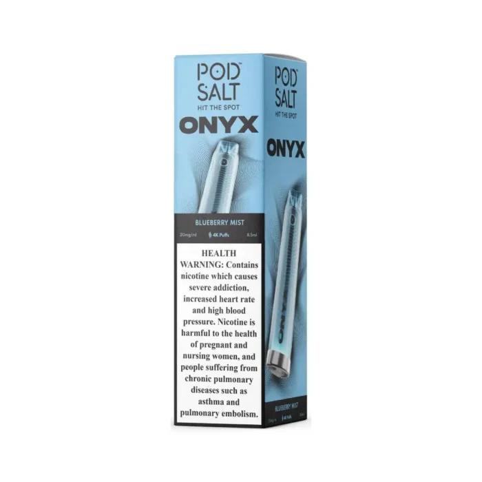 pod salt onyx blueberry mist 20mg 4000 puffs